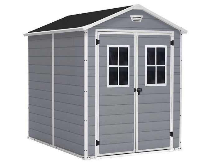 Abri En Résine Manor Premium 86 Dpf 4,4 M² Pas Cher – Abri destiné Abri De Jardin Resine Pas Cher