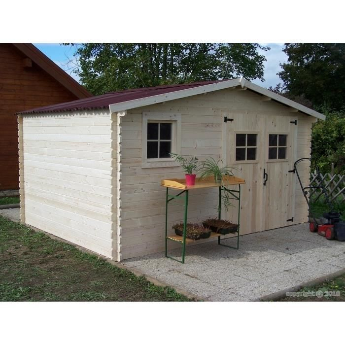 Abri Jardin 12M2 Abri De Jardin En Bois 12M2 4X3M Achat concernant Abri De Jardin 12M2