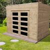 Abri Jardin Autoclave 5,94 M² Capri - Toit Plat avec Abris De Jardin Toit Plat