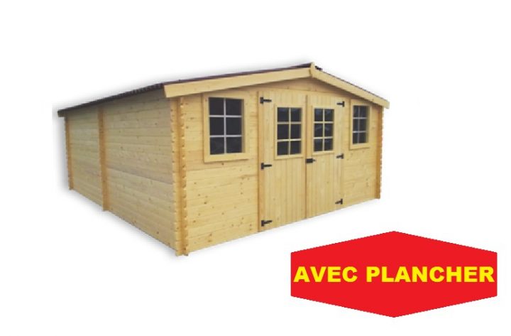 Abri Jardin Bois Bandol Super 4X5M 20M2 Avec Plancher à Abri De Jardin Bois 20M2