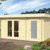 Abri Jardin Bois Onslow Toit Plat 11.21M² Pas Cher - Abri serapportantà Abri De Jardin Auchan