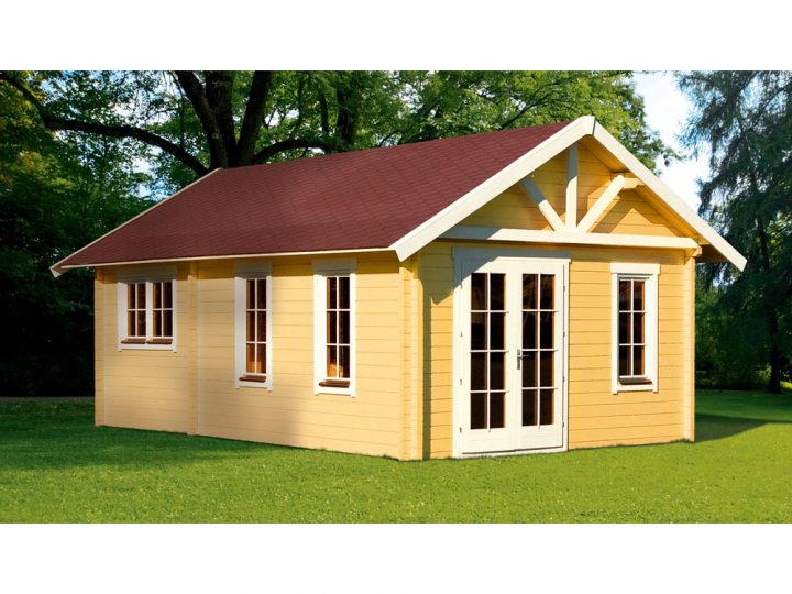 Abri Jardin Bois "Toronto 4" – 27,72 M² – 4.20 X 6.60 X 3 intérieur Chalet De Jardin 20M2