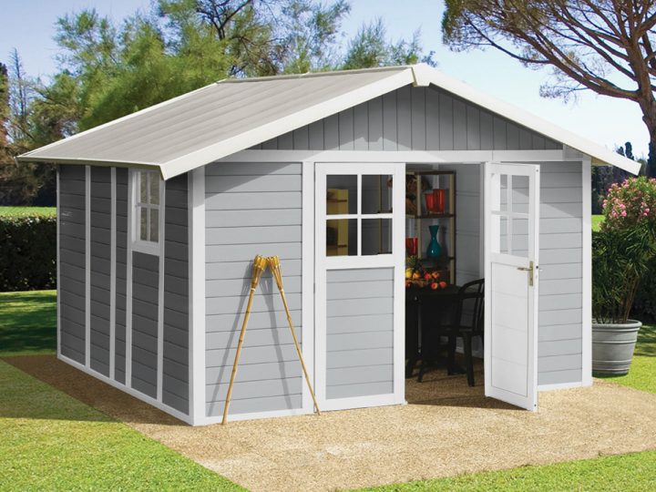 Abri Jardin "Deco 11" – 11M² – 3.15 X 3.55 X 1.88 M – 26 concernant Abris De Jardin En Résine