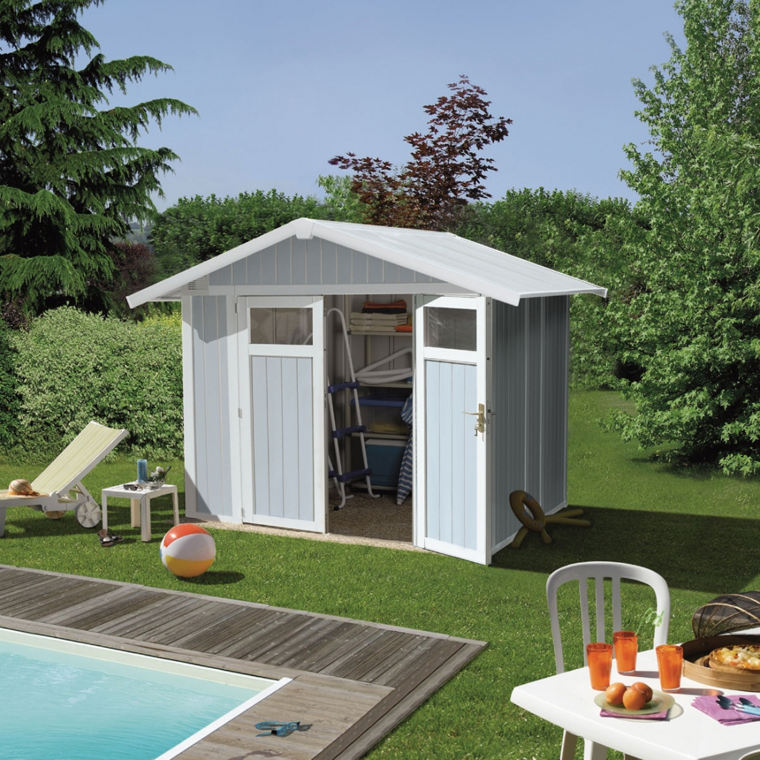 Abri Jardin Grosfillex Utility 4,9 - Zendart Design destiné Abri De Jardin Grosfillex