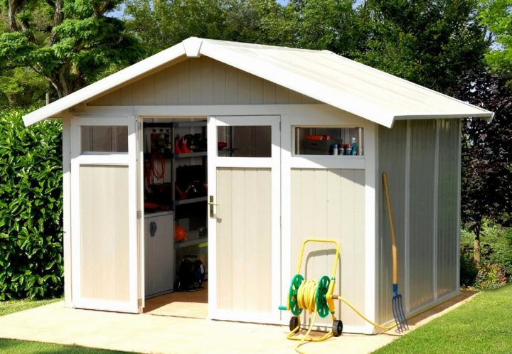 Abri Jardin Plastique Élégant Cabane Jardin Pvc Nouveau concernant Cabane De Jardin Pvc