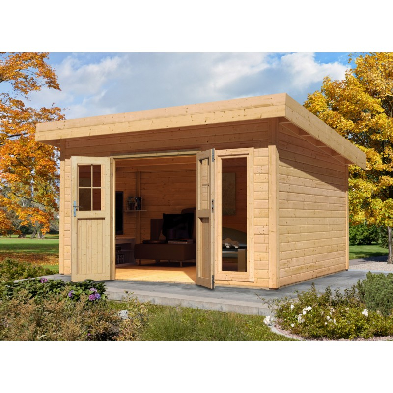 Abris Jardin Toit Plat