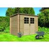 Abri Toit Plat 28Mm 248X248Cm tout Abris De Jardin Toit Plat