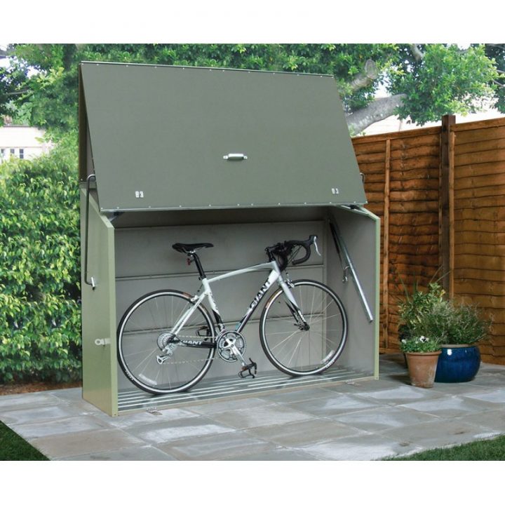 Abri Vélo Exterieur En Métal Vert Sesame 1500L 1,41M² destiné Abri Moto Jardin