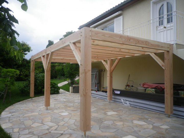 Abris Bois ,Clermont-Fd,Auvergne,63, – Castor Bois tout Construire Auvent De Terrasse En Bois