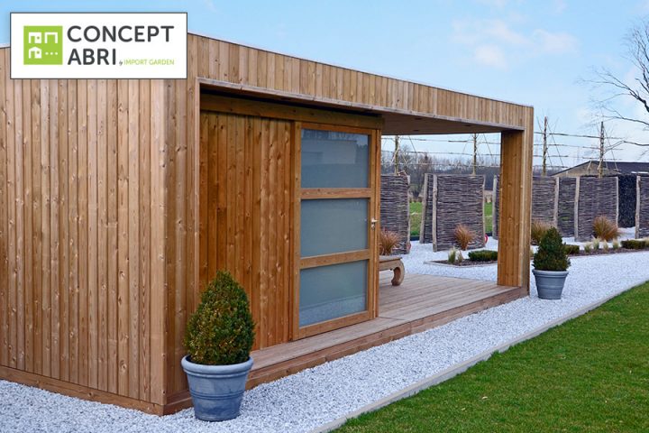 Abris De Jardin En Bois – L'Abri De Jardin Cubique Concept intérieur Abri De Jardin Contemporain