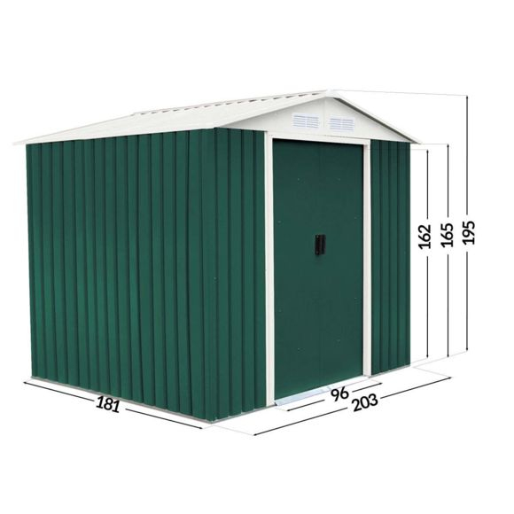 Abris De Jardin Tole – Tout Le Matériel Pour Son Jardin dedans Abri De Jardin En Tole