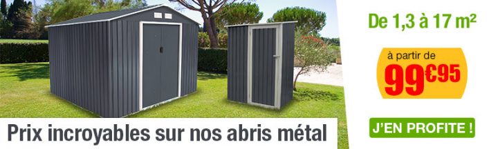 Abris De Jardin Tole – Tout Le Matériel Pour Son Jardin encequiconcerne Abris De Jardin Metal Pas Cher