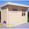 Abris En Bois Massif Modern Toit Plat pour Abris De Jardin Toit Plat