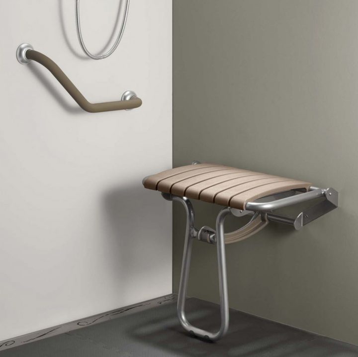 Accessoires Pellet – Siège De Douche Escamotable – Mequisa intérieur Siège De Douche Escamotable