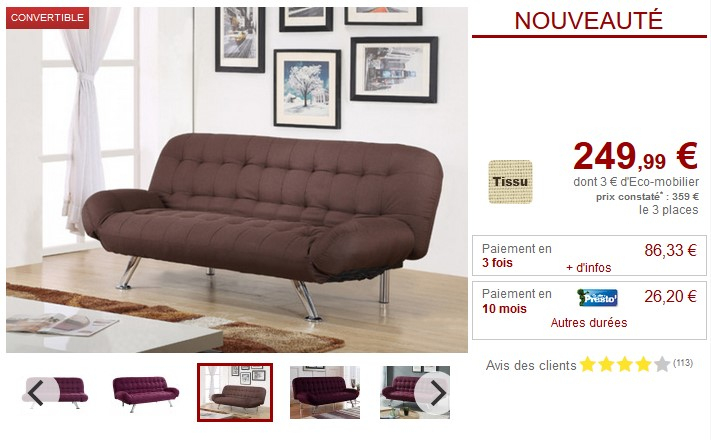 Achat Canapé Clic Clac Pas Cher – Booxmaker.fr serapportantà Canape Angle Mobel Martin Achat Canapé Clic Clac Pas Cher – Booxmaker.fr serapportantà Canape Angle Mobel Martin