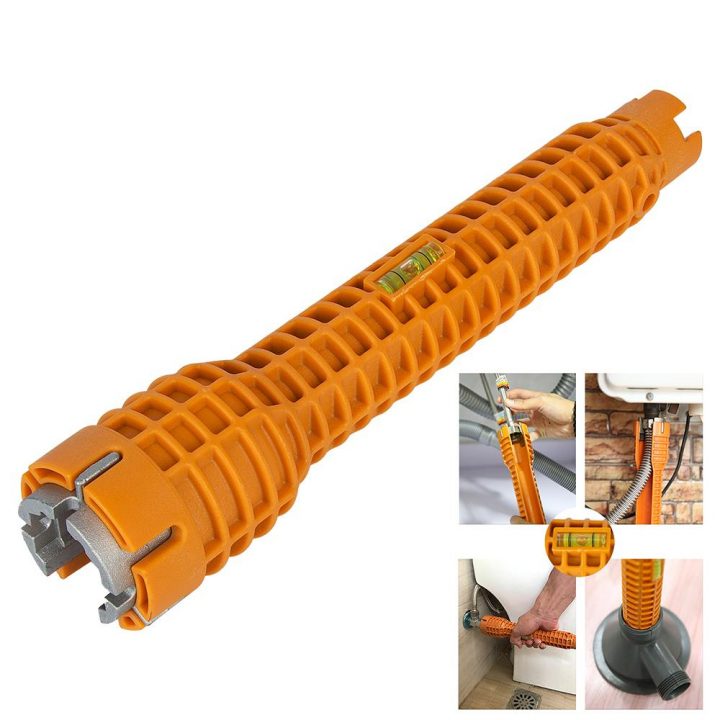 Acheter 2020 New Clé À Tuyaux De Plomberie Outils Réparation Outils À Main  Fixe Enlève Écrous Vis Robinet Et Évier Clé Pour Cuvette De Cuisine De 5,45 dedans Cle Pour Robinet