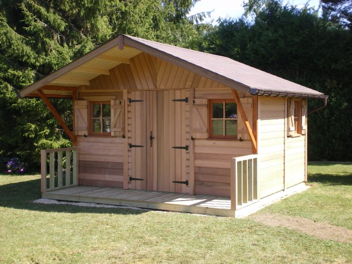 Acheter Abris De Jardin En Bois Red Cedar Pas Cher| Cerisier encequiconcerne Abri De Jardin Resine 5M2 Pas Cher
