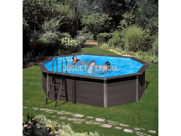 Acheter Piscine Bois Gre Composite Pool 524 X 386 X 124 Cm pour Piscine Kpcov52