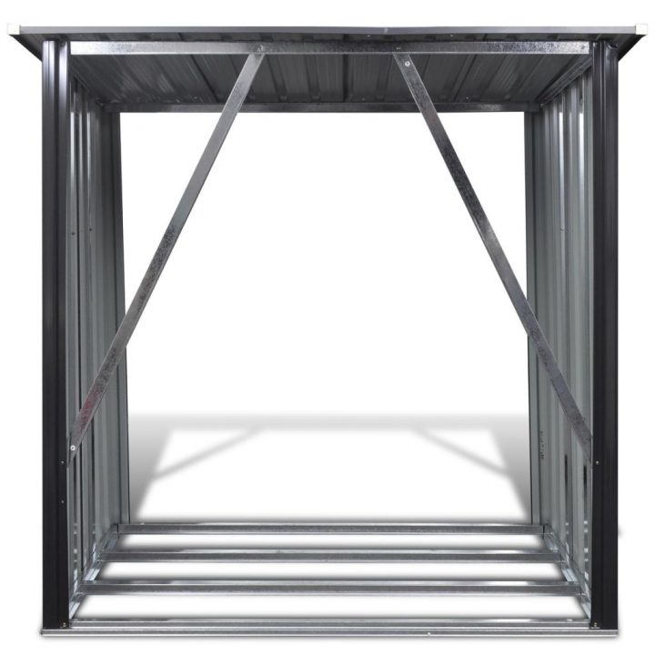Acheter Vidaxl Abri De Jardin Pour Stockage De Bois En encequiconcerne Abri De Jardin Galvanisé