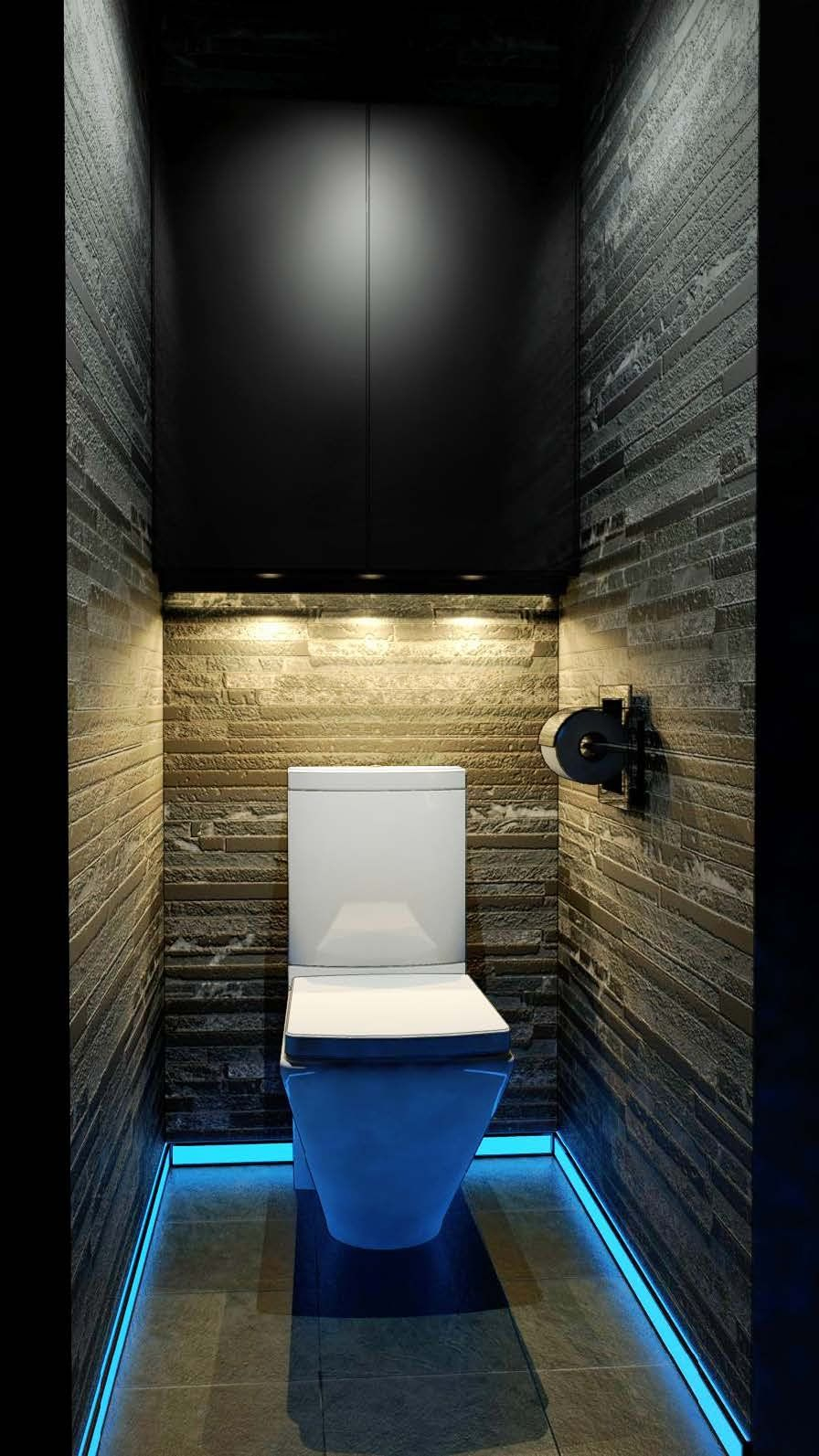 Add Some Funky Lighting To Give Your Small Bathroom A Little encequiconcerne Ruban Led Salle De Bain