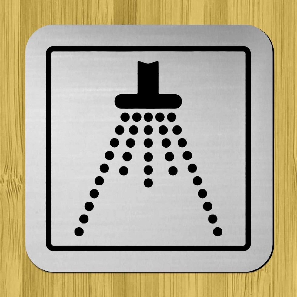 Affiche De Signalétique Intérieure Pictogramme: Douches concernant Pictogramme Douche