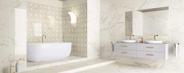 Agrandir Sa Salle De Bains À L'aide Du Carrelage | Guide Artisan pour Carelage Salle De Bain