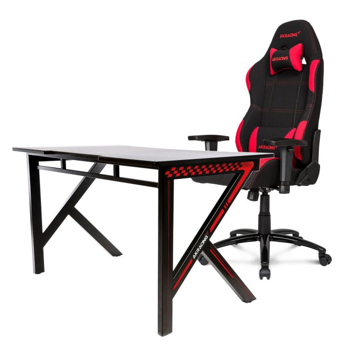 Akracing Gaming Desk (Rouge) (Ak-Anvil-Rd + Ak-K7012-Br encequiconcerne Meuble Pc Gamer