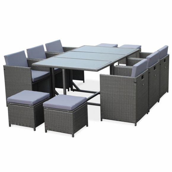 Alice'S Garden – Salon De Jardin 6-10 Places – Cubo serapportantà Salon De Jardin Alice Garden