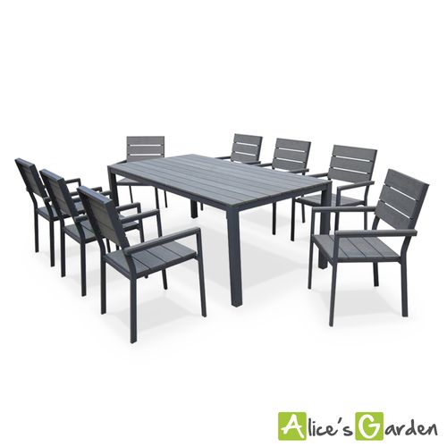 Alice'S Garden – Salon De Jardin 8 Places En Polywood Et avec Salon De Jardin Aluminium Pas Cher Alice'S Garden – Salon De Jardin 8 Places En Polywood Et avec Salon De Jardin Aluminium Pas Cher