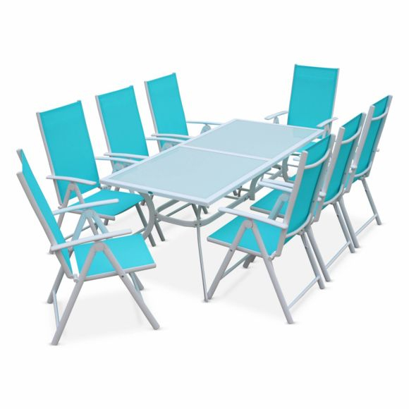 Alice'S Garden – Salon De Jardin En Aluminium Et Textilène tout Alice Garden Salon De Jardin