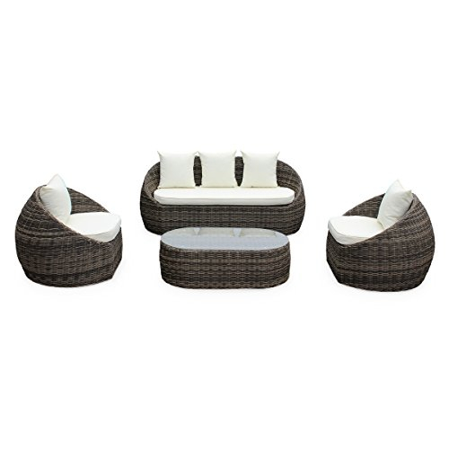 Alice'S Garden – Salon De Jardin En Résine Tressée à Alice Garden Salon De Jardin