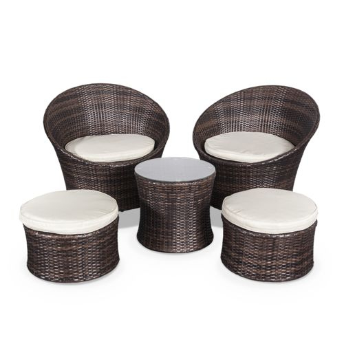 Alice'S Garden – Salon De Jardin En Résine Tressée destiné Alice Garden Salon De Jardin