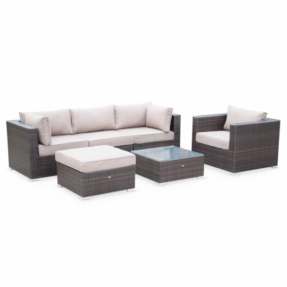 Alice'S Garden – Salon De Jardin En Résine Tressée encequiconcerne Coussin Salon De Jardin Résine