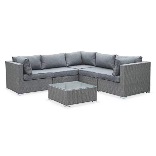 Alice'S Garden Salon De Jardin En Résine Tressée – Napoli encequiconcerne Alice Garden Salon De Jardin