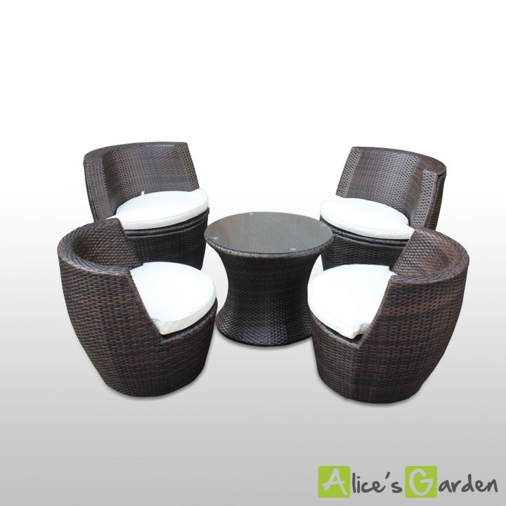 Alice'S Garden – Salon De Jardin Encastrable Et Empilable avec Salon De Jardin Alice Garden