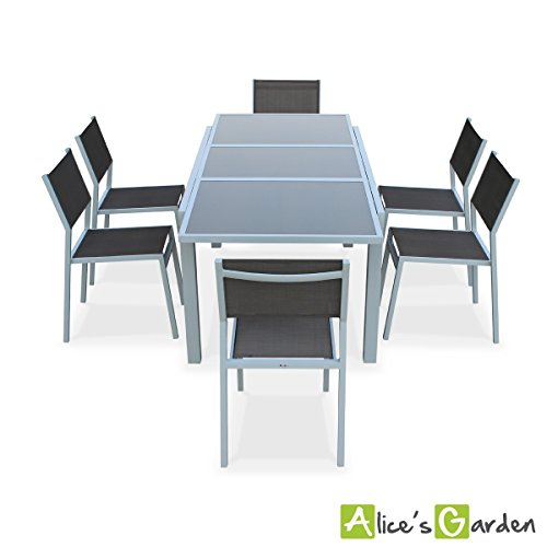 Alice'S Garden – Salon De Jardin Table Extensible serapportantà Alice Garden Salon De Jardin