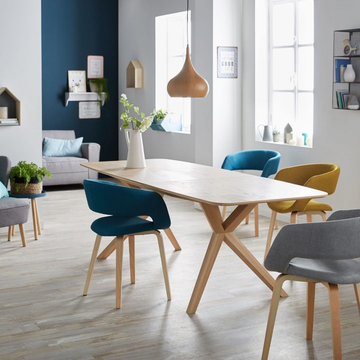 Alinea : Joyau Chaise Avec Accoudoirs Bleu – #alinea dedans Alinea Chaises Salle À Manger