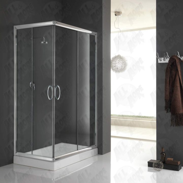 Allandmore. Com Cabine Paroi Douche 80X100 H185 Transparent avec Cabine De Douche 80X100