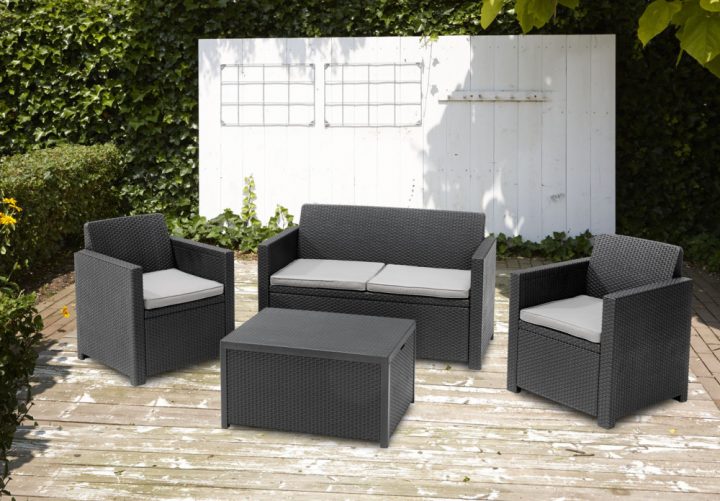 Allibert Merano Loungeset Grafiet – Allibert tout Salon De Jardin Allibert California Cappuccino Allibert Merano Loungeset Grafiet – Allibert tout Salon De Jardin Allibert California Cappuccino