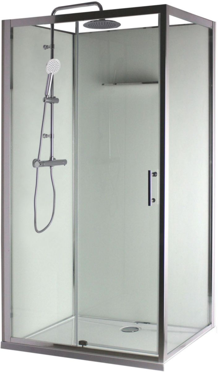 Alterna – Paroi Pour Cabine Concerto 2 Accès De Face Porte avec Douche 120X80