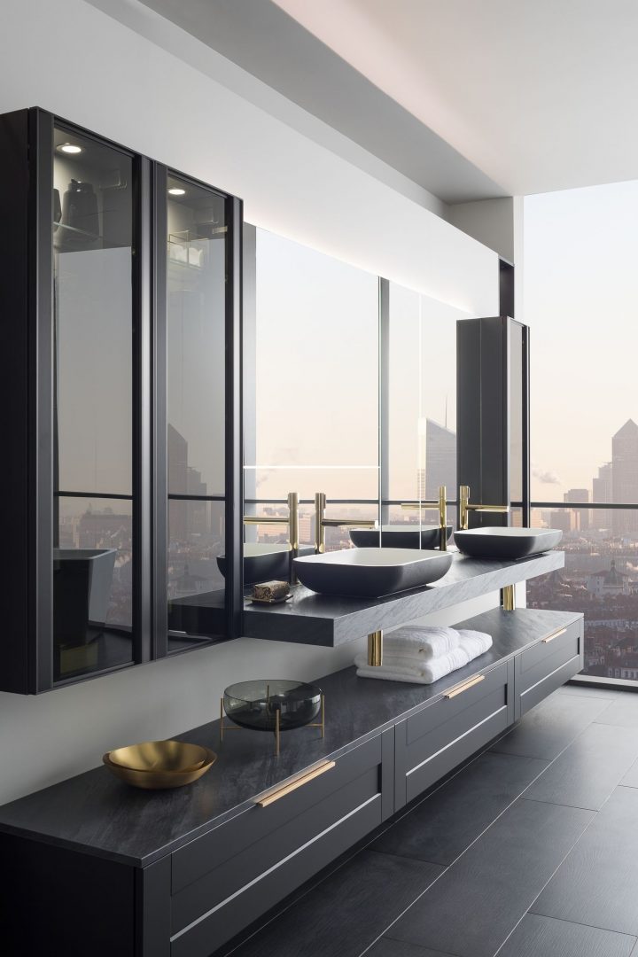 Ambiance Impériale | Meuble Salle De Bain, Meuble Salle De dedans Meuble Salle De Bain Noir Mat