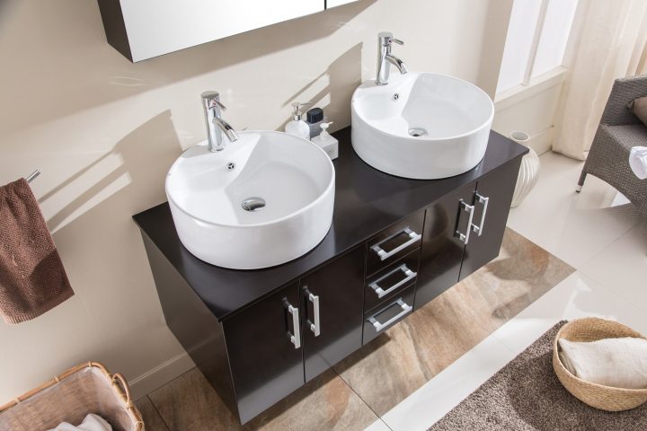 Ambre Wengé tout Meuble Salle De Bain Wengé