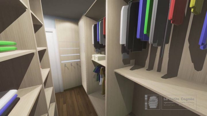 Aménagement D'une Chambre Avec Un Dressing intérieur Aménagement Chambre 10M2