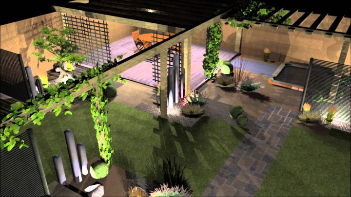 Amenagement Jardin Galets Blancs dedans Logiciel Jardin 3D