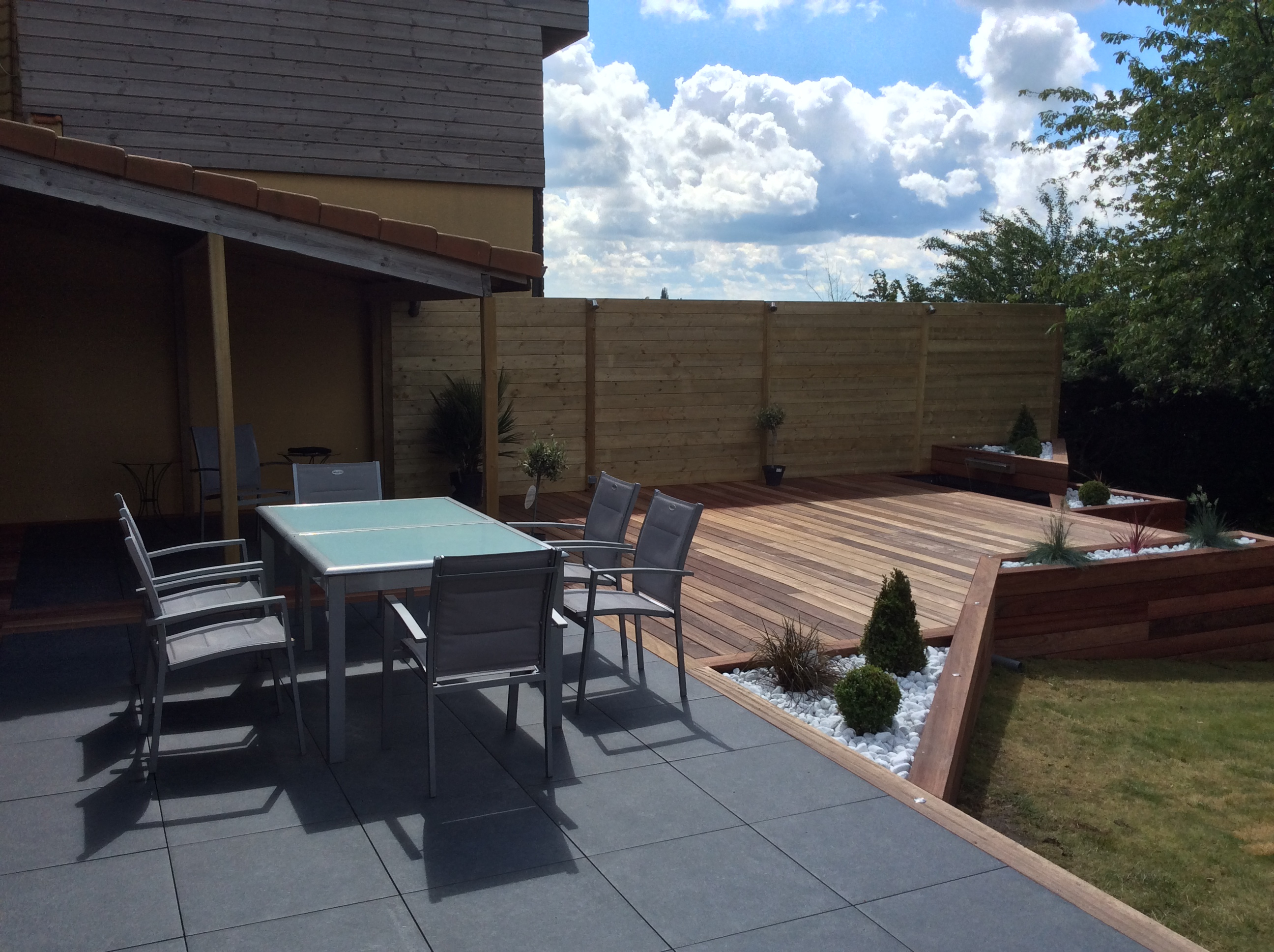 Aménagement Jardin, Modification Terrasse, Terrasse En encequiconcerne Terrasse Redcinha