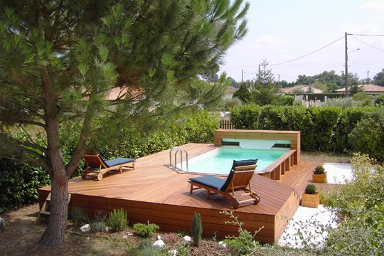 Amenagement Piscine Hors Sol Terrain En Pente serapportantà Amenagement Piscine En Pente