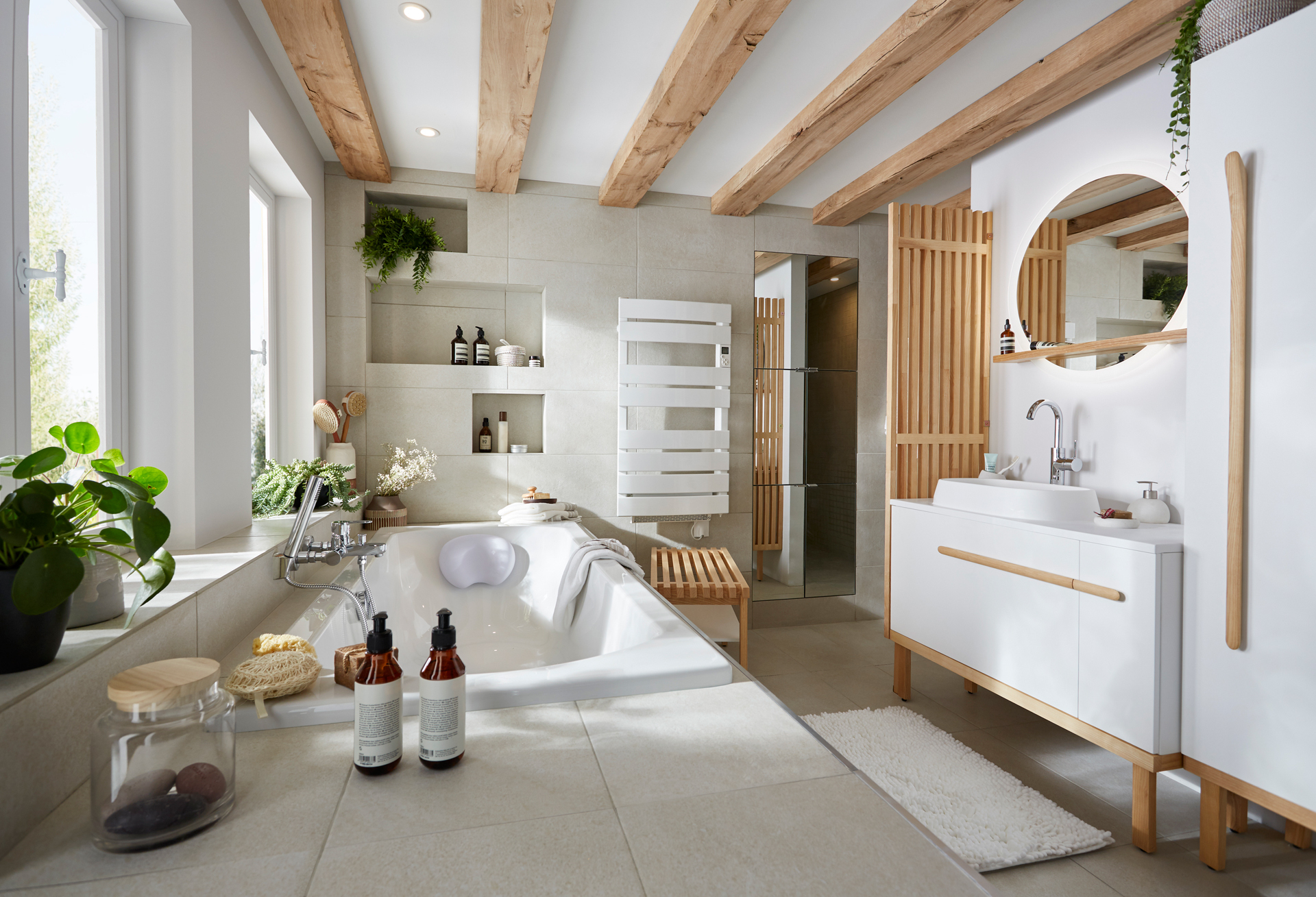 Aménager Une Salle De Bains Zen Chez Soi concernant Idée Salle De Bain Zen