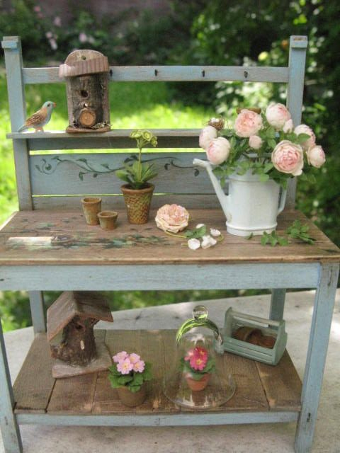 Amis Du Jouet Ancien Et Du Patrimoine Miniature: Pascale intérieur Maison Jardin Jouet