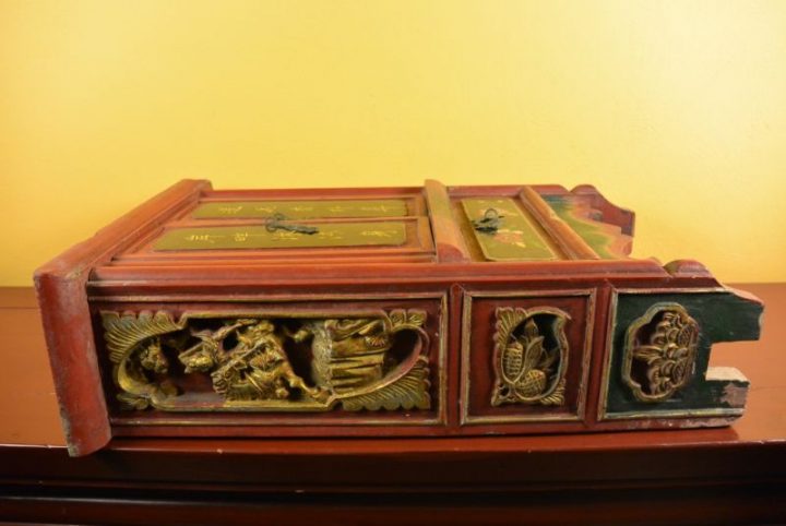 Ancien Petit Meuble Chinois En Bois concernant Petit Meuble Chinois