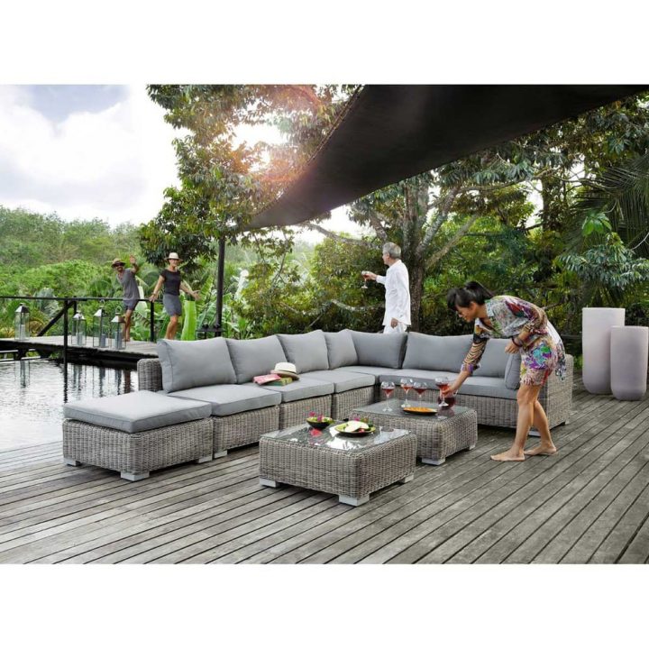 Angle De Canapé De Jardin En Résine Tressée Grise Cape serapportantà Canapé D Angle De Jardin Angle De Canapé De Jardin En Résine Tressée Grise Cape serapportantà Canapé D Angle De Jardin